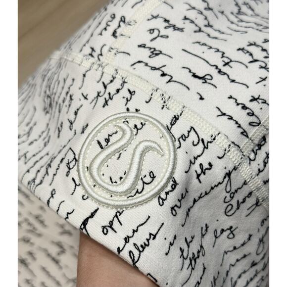 Lululemon Rare Scuba Hoodie II Sz 8 Manifesto Script Ghost RARE Jacket Size 8 - Picture 10 of 16